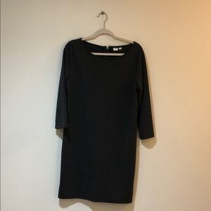 GAP Charcoal Long Sleeve Dress